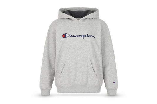 Champion Women's Grey XL Pullover Hoodie with Logo