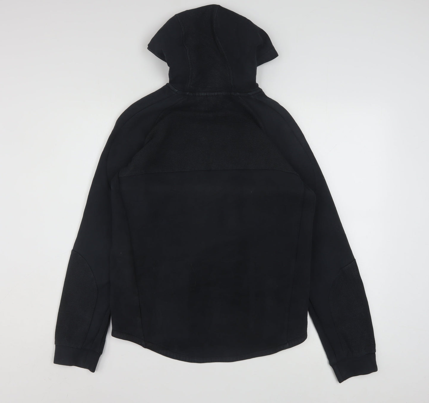 Puma Boys Black Full Zip Hoodie 15-16 Years Sports Logo Jacket