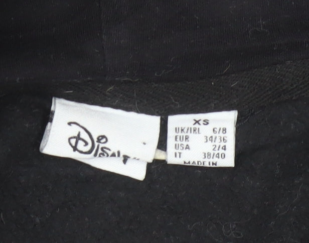 Brand and care label for Disney The Lion King Black Hoodie Women XS Pullover Hooded Sweatshirt