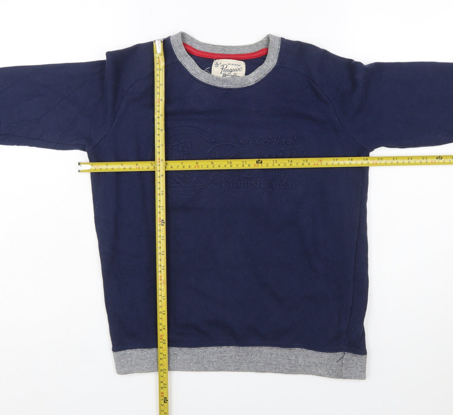 Penguin by Munsingwear Boys Blue Pullover Sweatshirt 14-15 Years Regular Fit