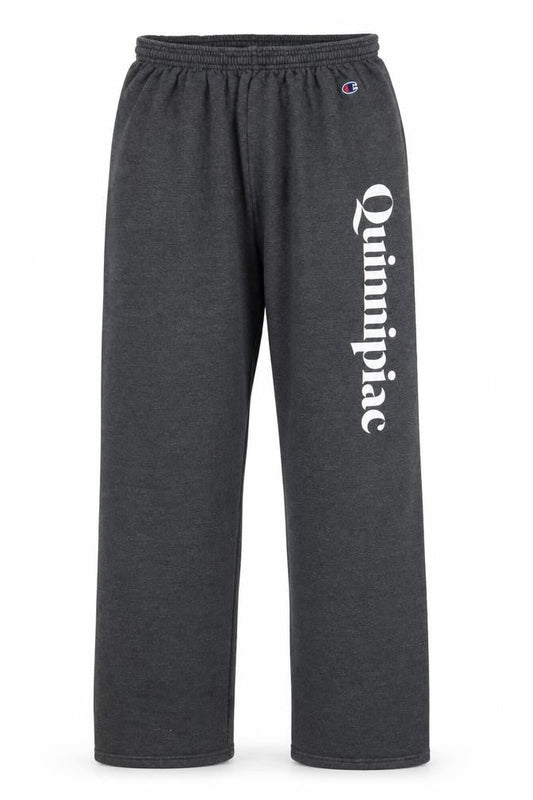 Champion Men's Grey XL Sweatpants with Quinnipiac Logo