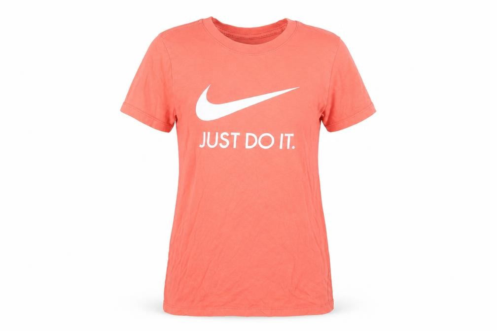 Nike Women’s Pink Slim Fit T-Shirt XS Crew Neck Short Sleeve