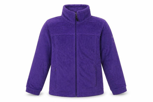 Columbia Girls Purple Fleece Full Zip Jacket Size 10-11 Years