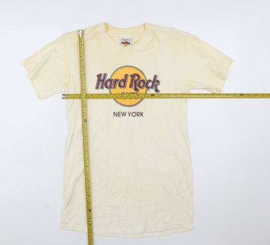 Hard Rock Cafe New York Women Ivory Small Vintage T-Shirt
