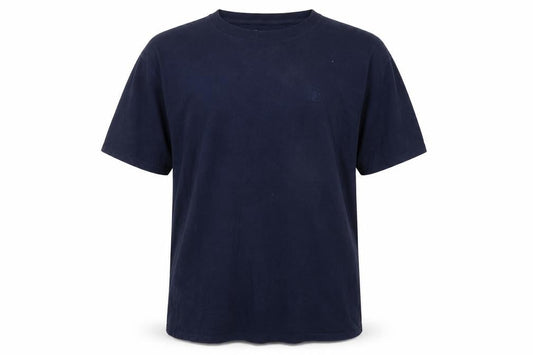 Champion Men Blue L Crew Neck Short Sleeve Sports T-Shirt