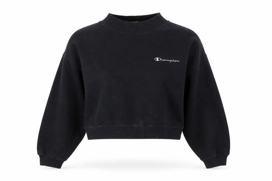 Champion Women's Black Small Crew Neck Pullover Sweatshirt