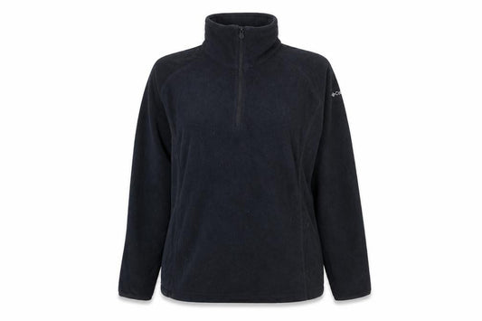 Columbia Women’s Black Fleece 1/2 Zip Pullover Sweatshirt Size L