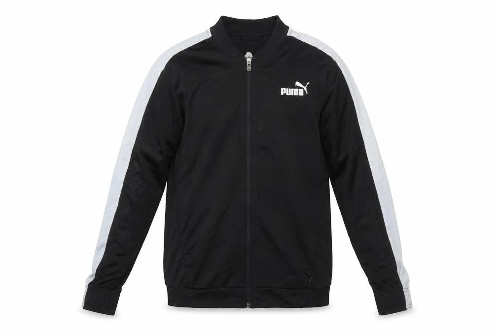 Puma Men's Black Full Zip Sports Sweatshirt Jacket Size S