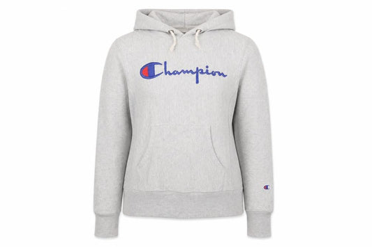 Champion Women's Grey Small Reverse Weave Pullover Hoodie