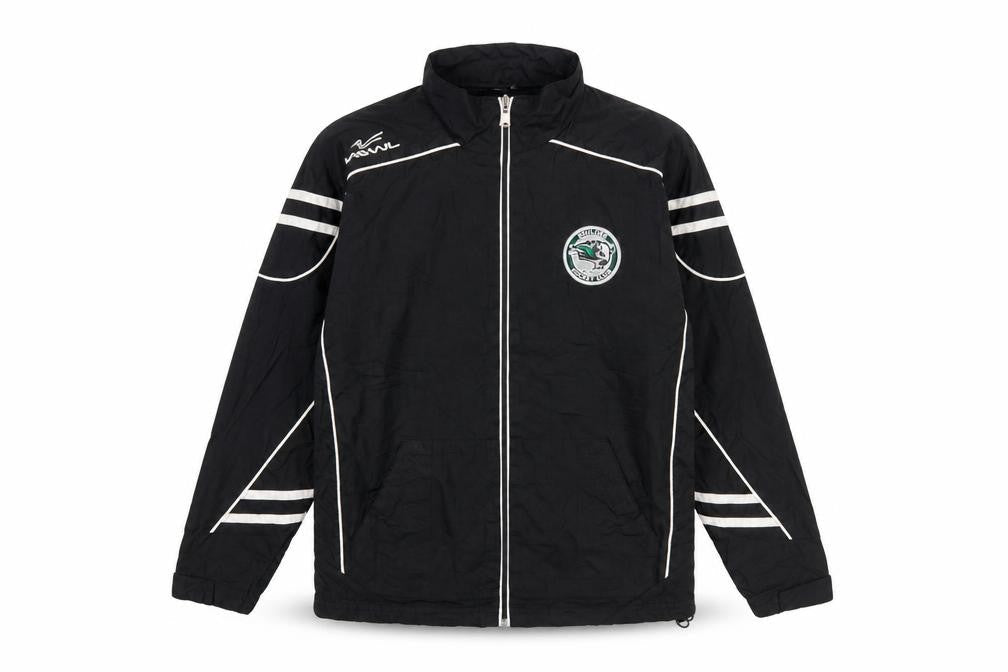 Kewl Boys Black Full Zip Track Jacket Size 10-12 Years Boulder Bison