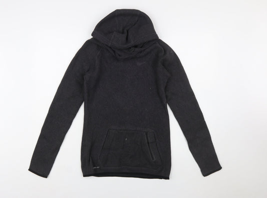 Nike Men's Black Pullover Hoodie Small Fleece Sportswear