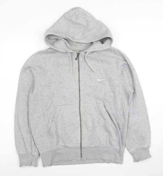Nike Men’s Grey Full Zip Hoodie Size S Regular Fit