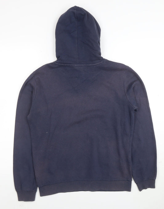 Champion Boys Navy Blue Pullover Hoodie X-Large 13-14 Years Cotton Blend