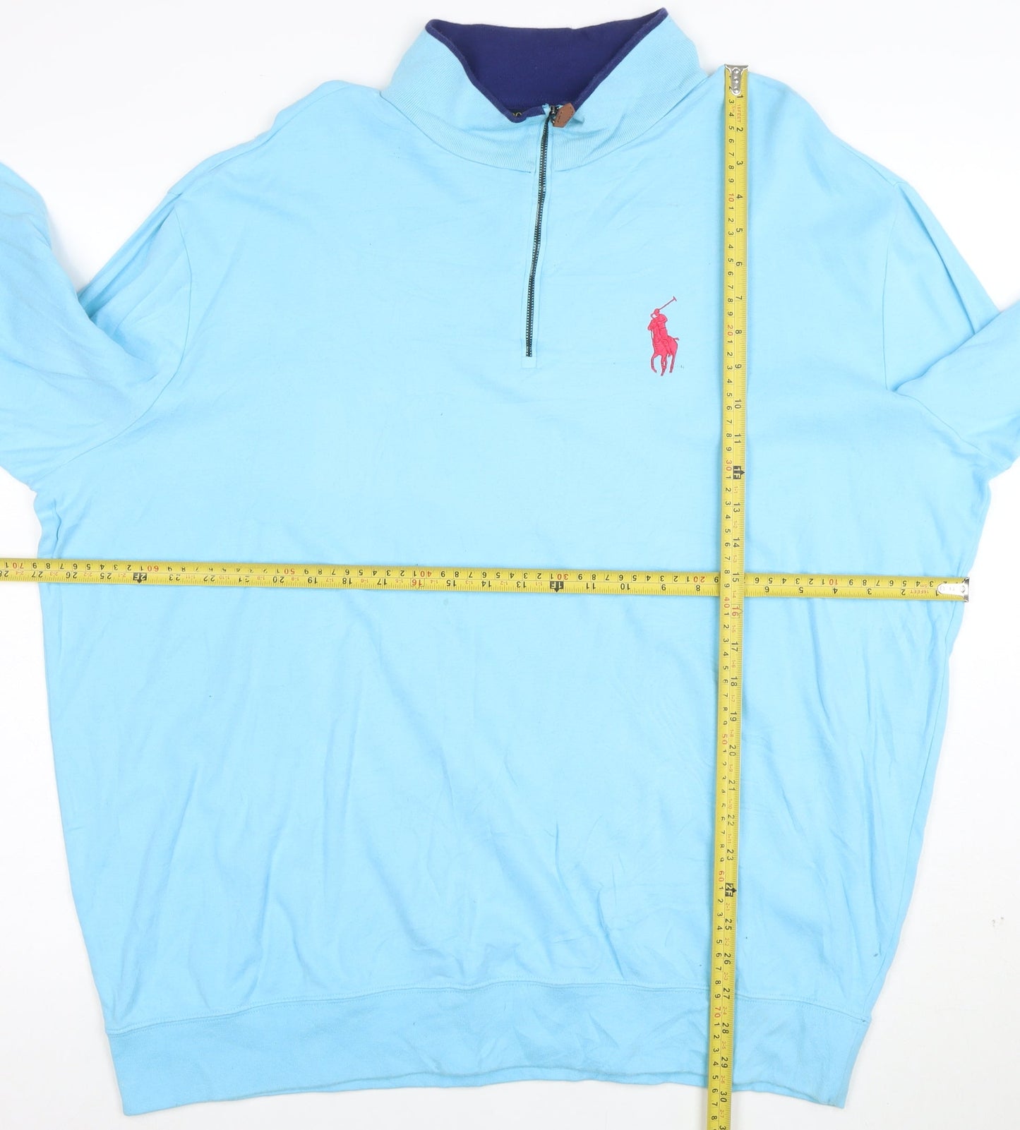 Polo Golf Ralph Lauren Men’s Blue 2XL Half Zip Sweatshirt