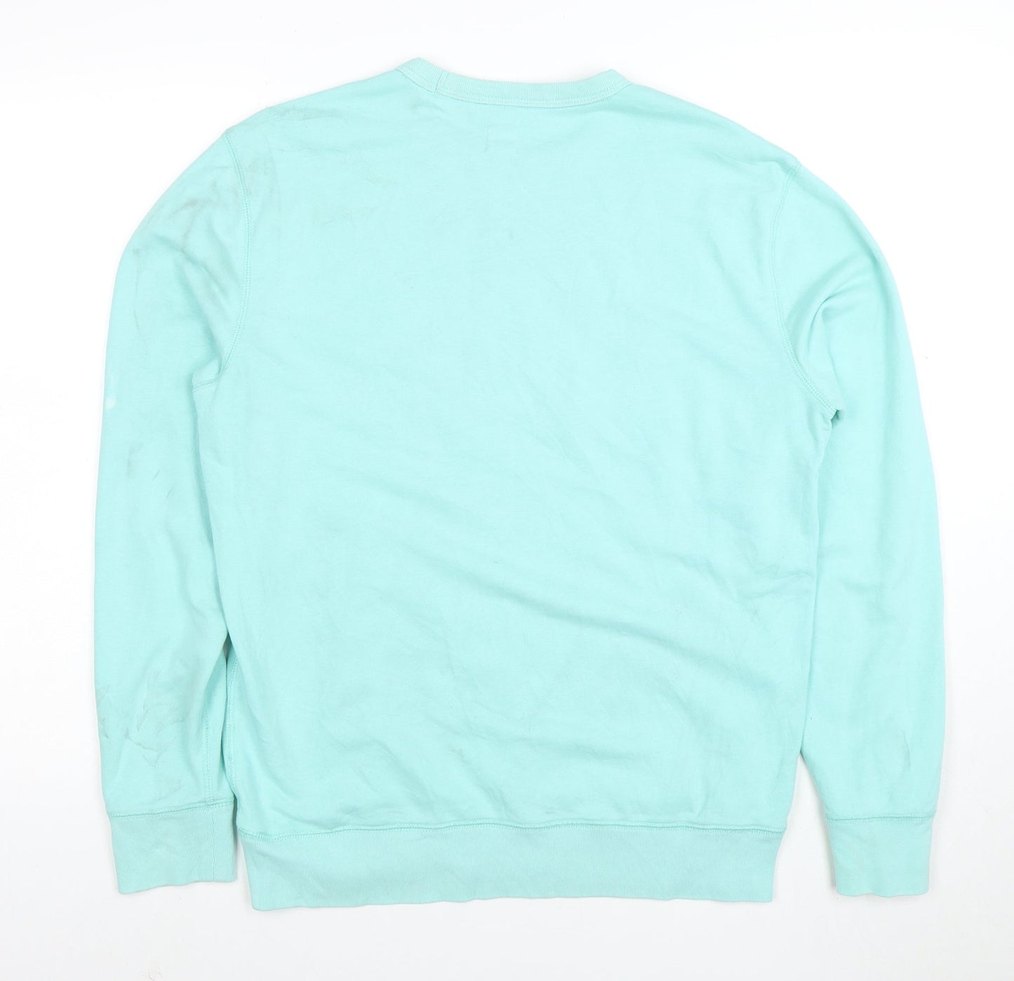 GAP Men's Blue Logo Crew Neck Sweatshirt Size S