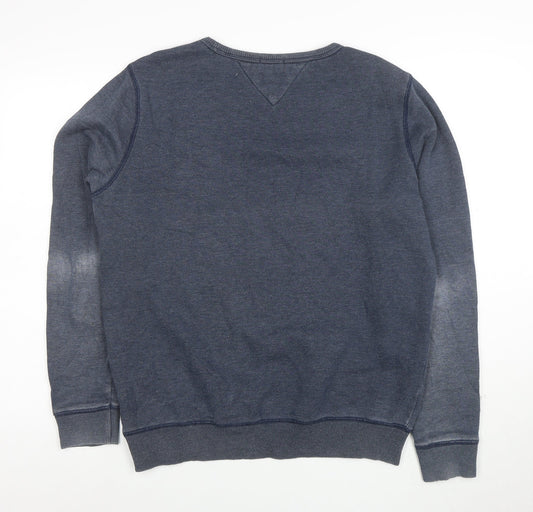Tommy Hilfiger Denim Men's Blue Crew Neck Sweatshirt L