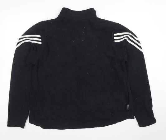 adidas Womens Black XL Full Zip Sports Jacket