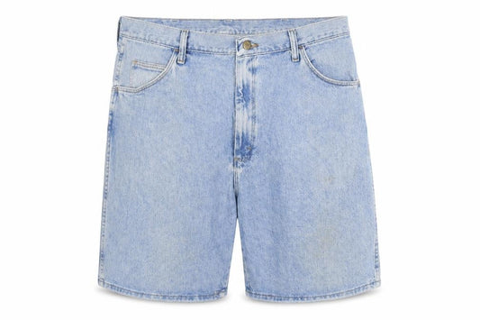 Wrangler Men Blue Denim Chino Shorts Size 40 Regular Fit