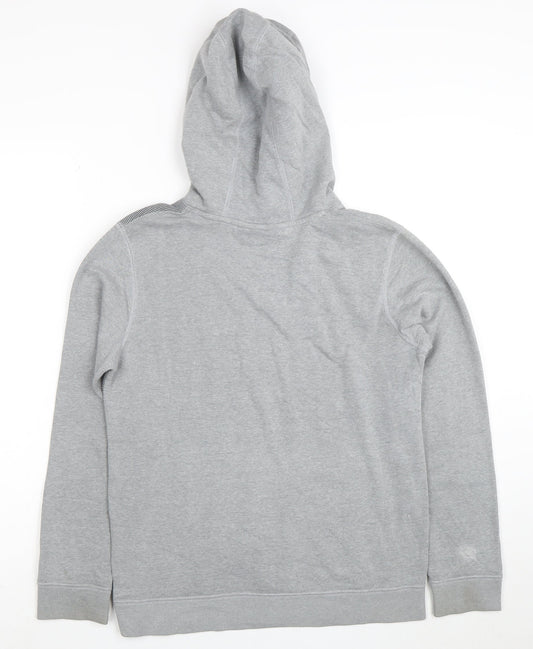 Under Armour Boys Grey Pullover Hoodie YLG Loose Fit Fleece