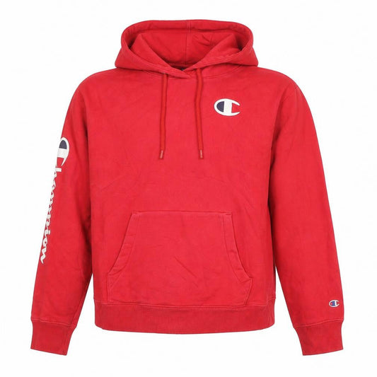 Champion Womens Red XS Hoodie Pullover Cotton Logo Athletic