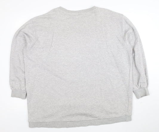 NBA Los Angeles Lakers Grey Sweatshirt Women XL Relaxed Fit