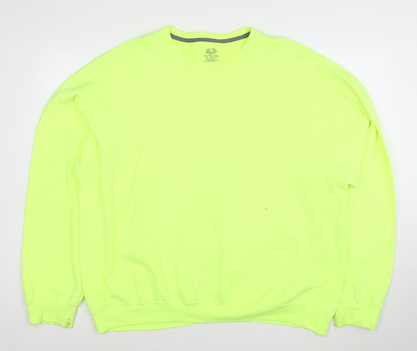 Fruit of the Loom Men's Yellow 2XL Classic Pullover Sweatshirt