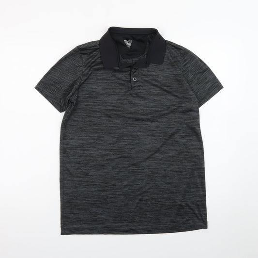 Dunnes Stores XLR8 Men's Black Small Performance Polo Shirt
