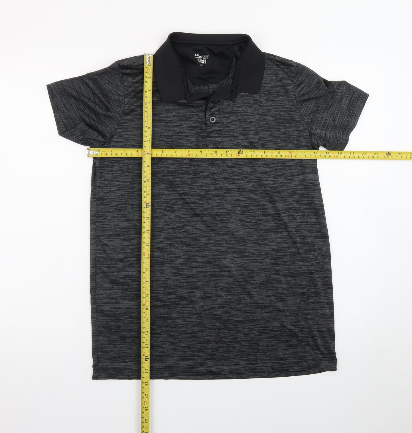 Dunnes Stores XLR8 Men's Black Small Performance Polo Shirt