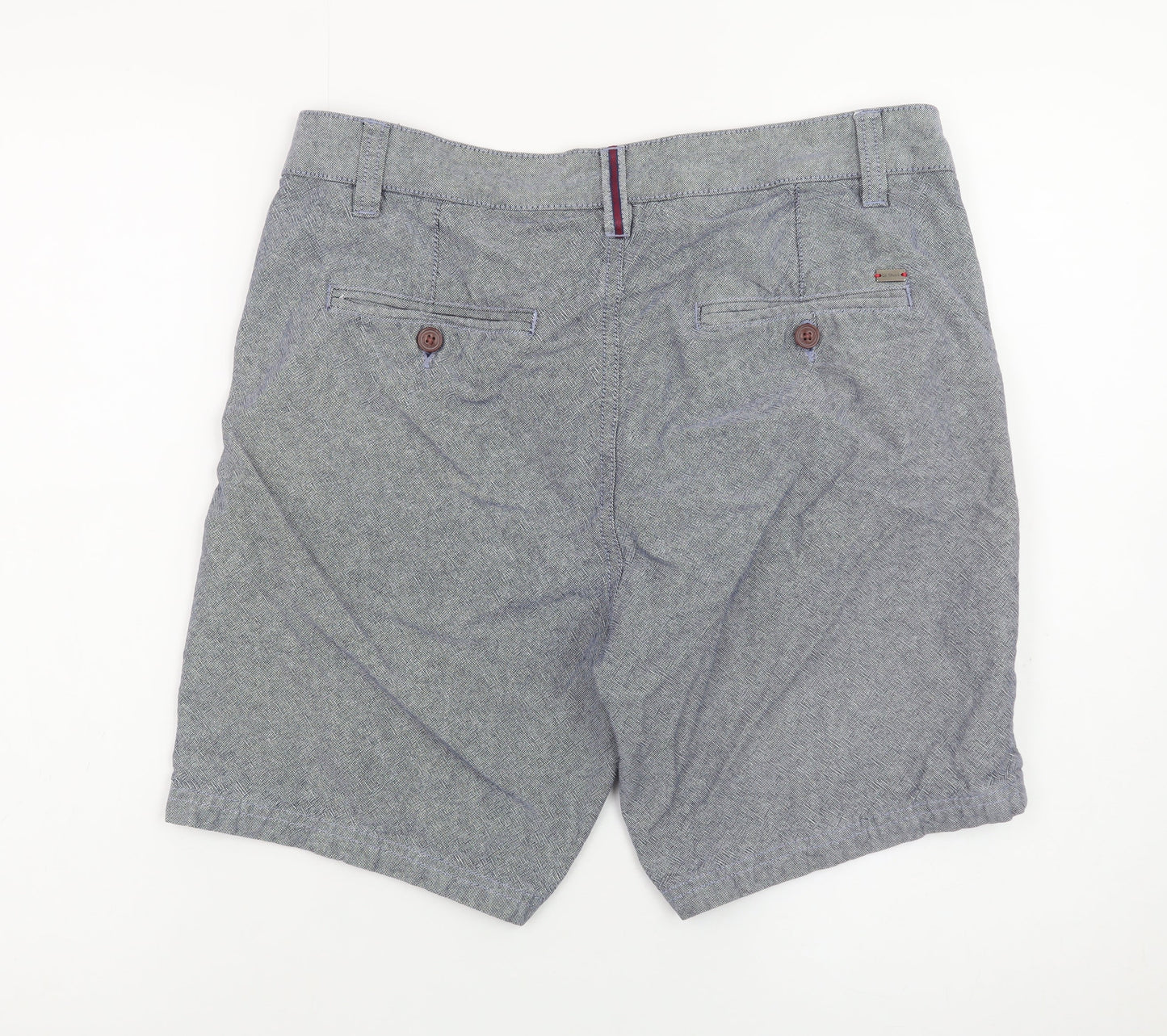 Le Shark Men's Grey Chino Shorts Medium Regular Fit