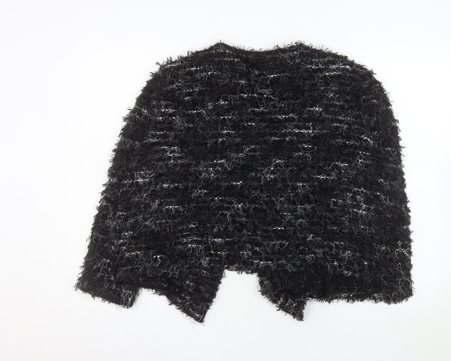 Venezia Exclusive Women's Black Size 18 Textured Cardigan
