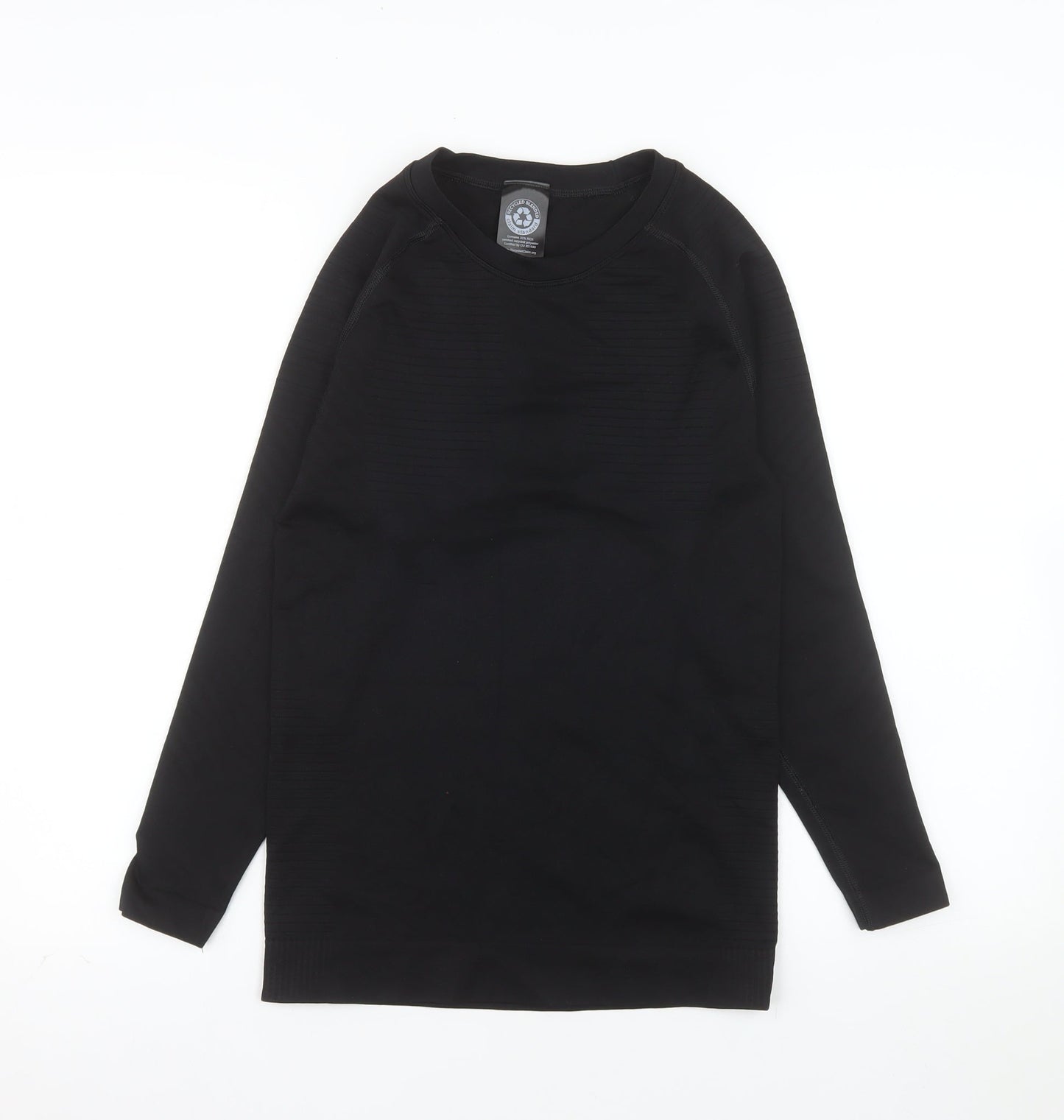 Crivit Women's Black Long Sleeve Athletic T-Shirt Size 12