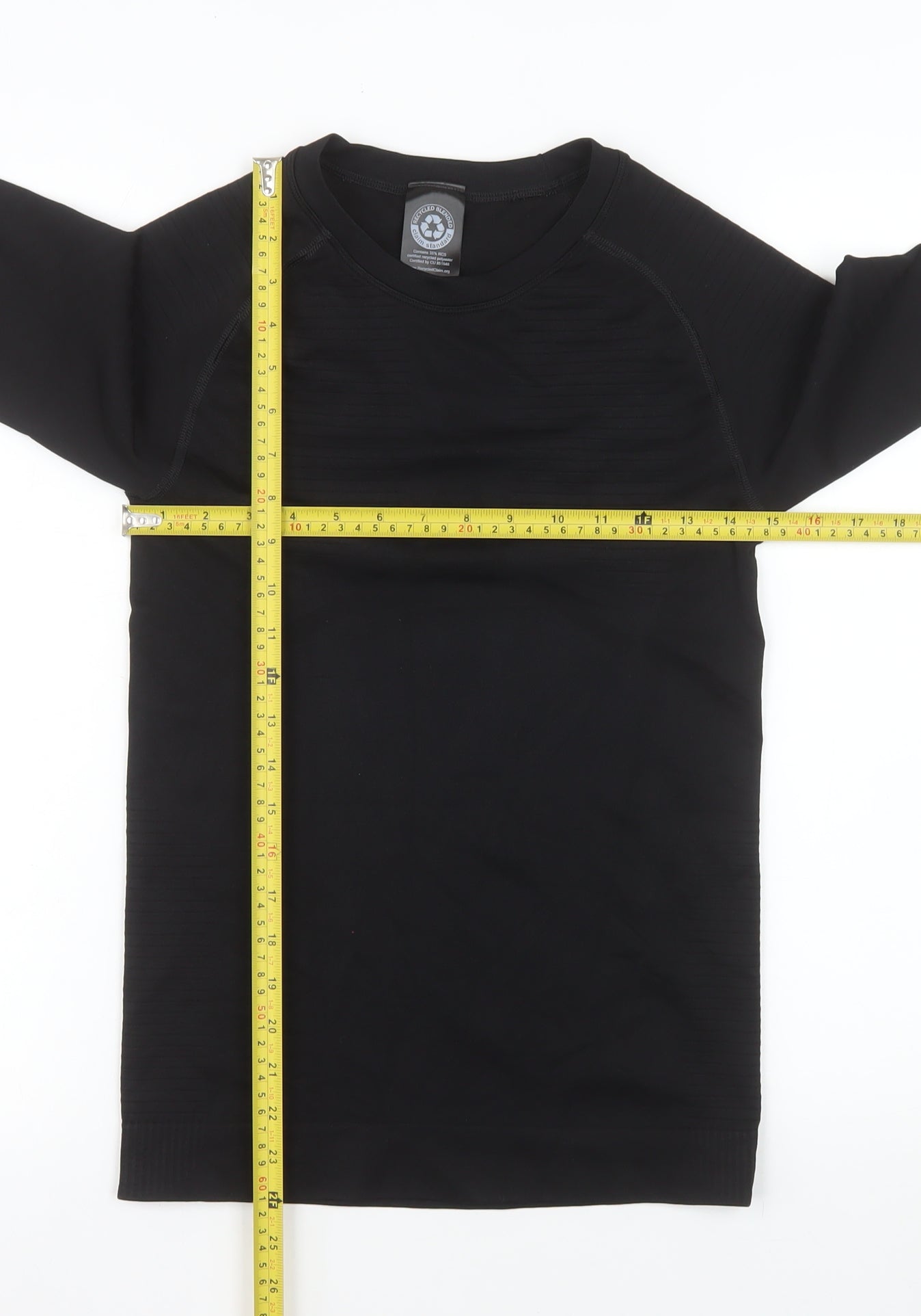Crivit Women's Black Long Sleeve Athletic T-Shirt Size 12