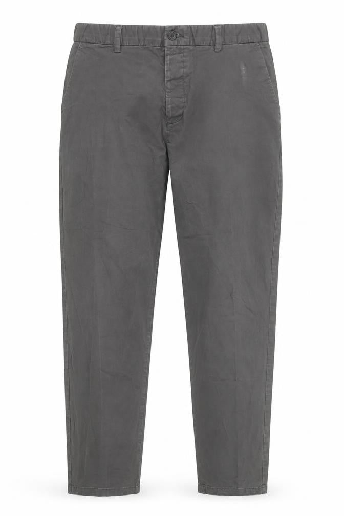 Denim Co Men's Grey Chino Straight Fit Trousers W36 L30