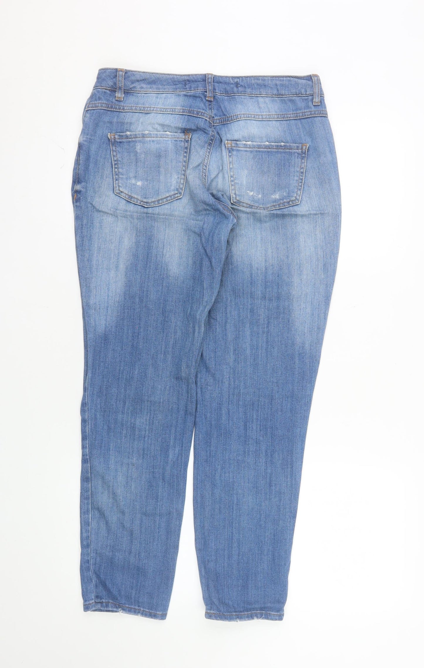 LCW Jeans Men's Blue Distressed Straight Denim 26in