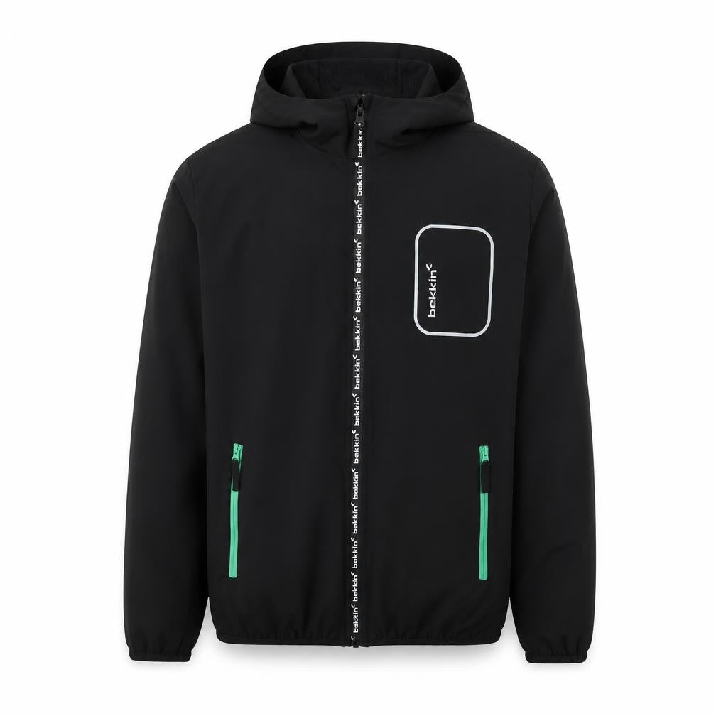 Bekking Men's Black M Windbreaker Hooded Jacket