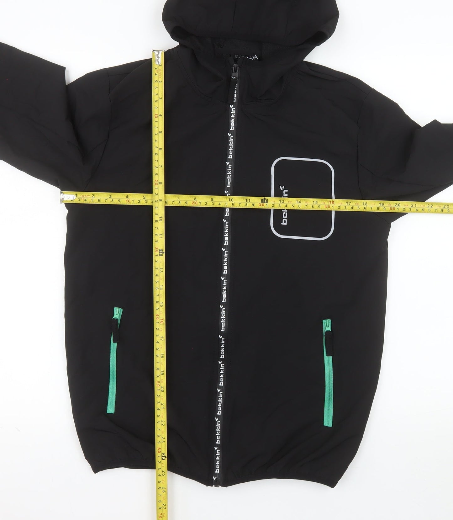 Bekking Men's Black M Windbreaker Hooded Jacket