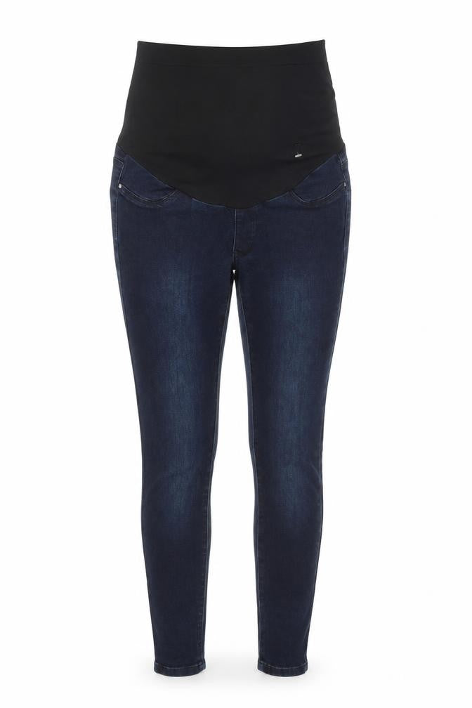 Dunnes Women's Dark Blue Skinny Maternity Jeans Size 12