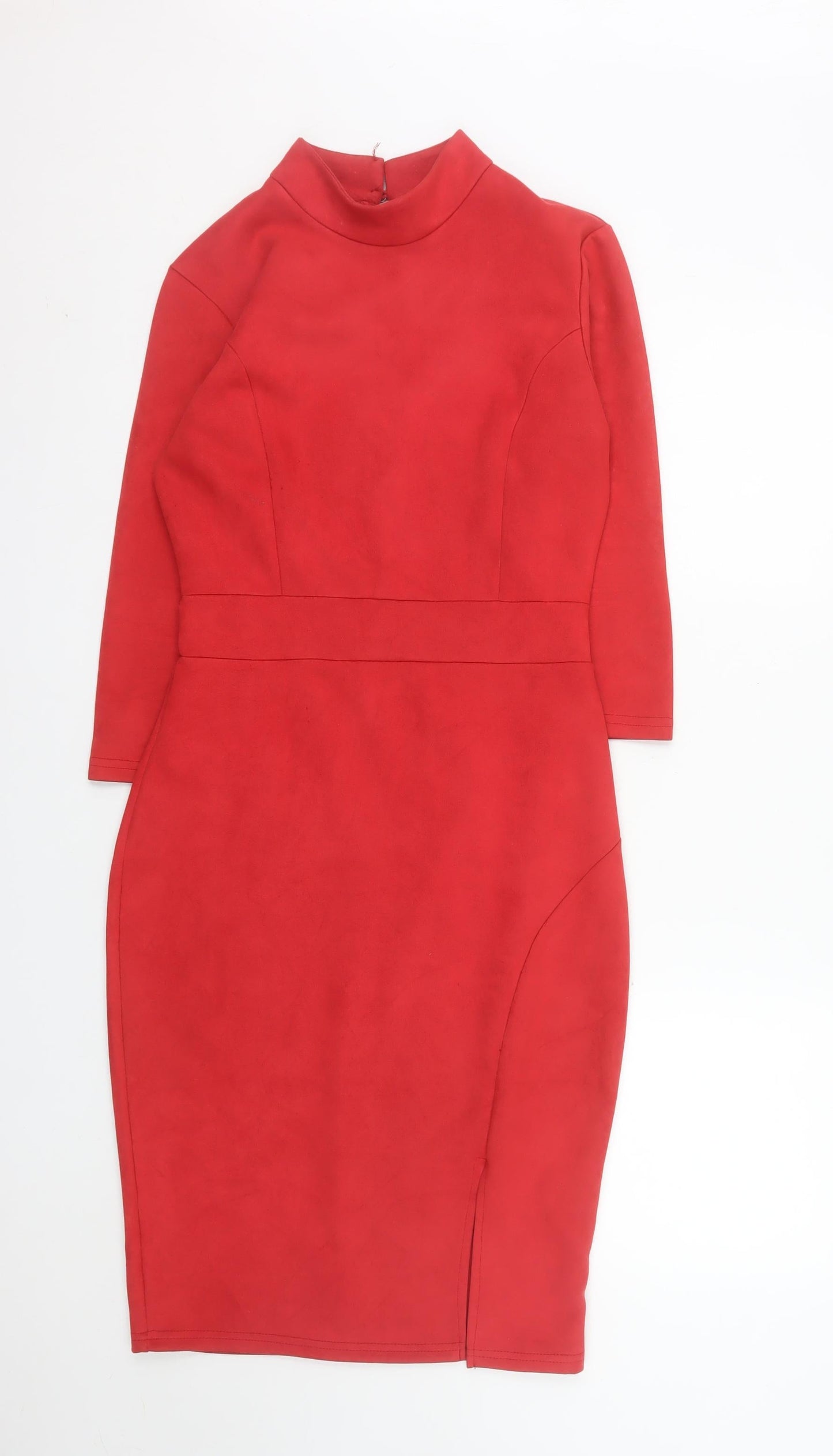 Saint Maine Women's Red Size 10 Bodycon Knee Length Dress