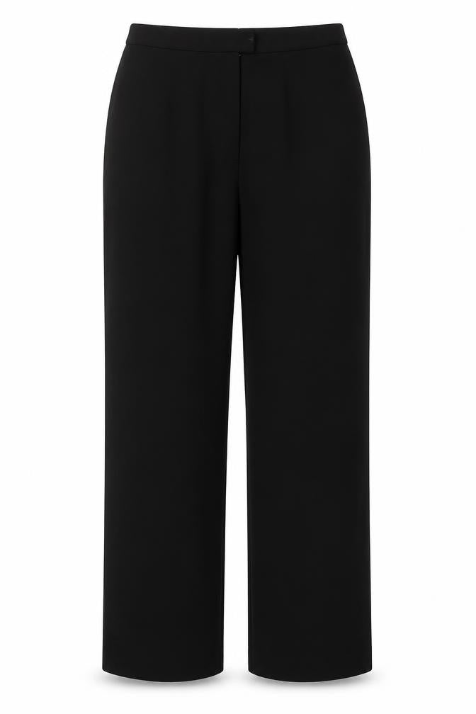 Gerrard Creation Womens Black Size 12 Straight Dress Trousers