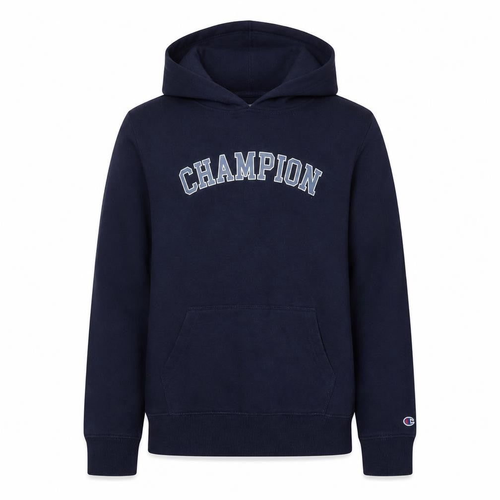 Champion Boys Blue Pullover Hoodie L (11-12 Years) Graphic Logo