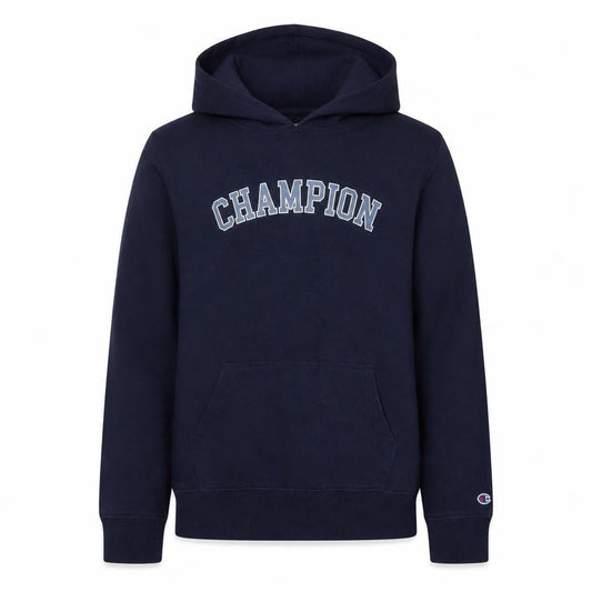 Champion Boys Blue Pullover Hoodie L (11-12 Years) Graphic Logo