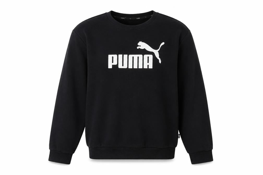 Puma Men's Black XS Pullover Crew Neck Graphic Sweatshirt