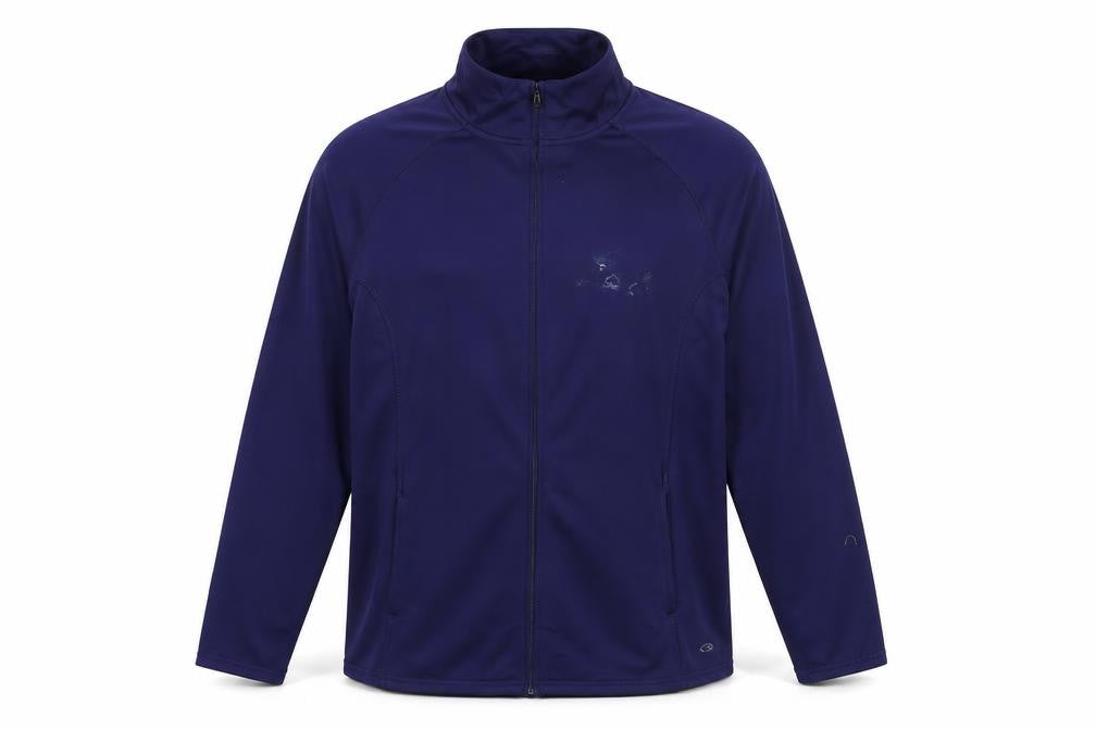 Champion Men Blue XL Track Jacket Full Zip Lightweight Activewear