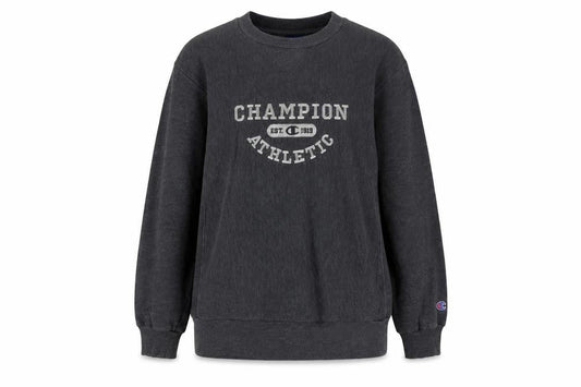 Champion Women's Grey Athletic Pullover Sweatshirt M 10/12 Cotton Blend