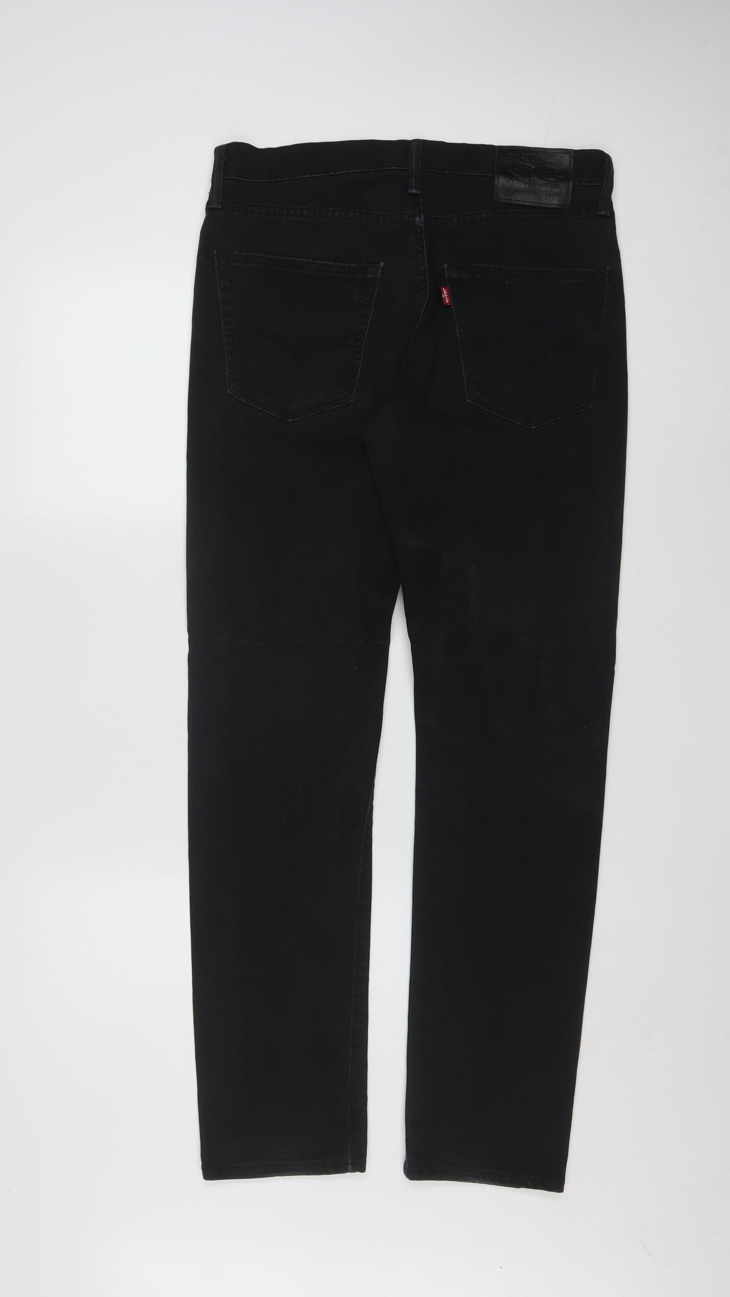 Levi's 522 Men's Black Slim Straight Jeans 31x32 Denim