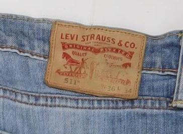 Levi's 511 Men's Blue Slim Fit Denim Jeans 36W 34L