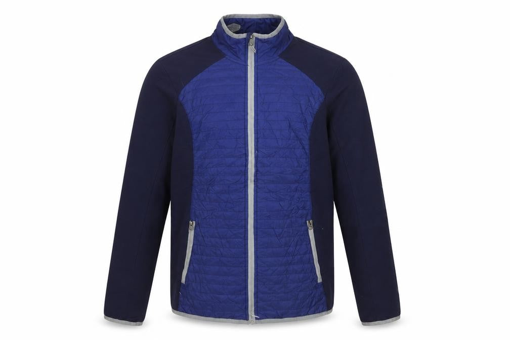 Champion Men's Blue L Lightweight Puffer Softshell Jacket