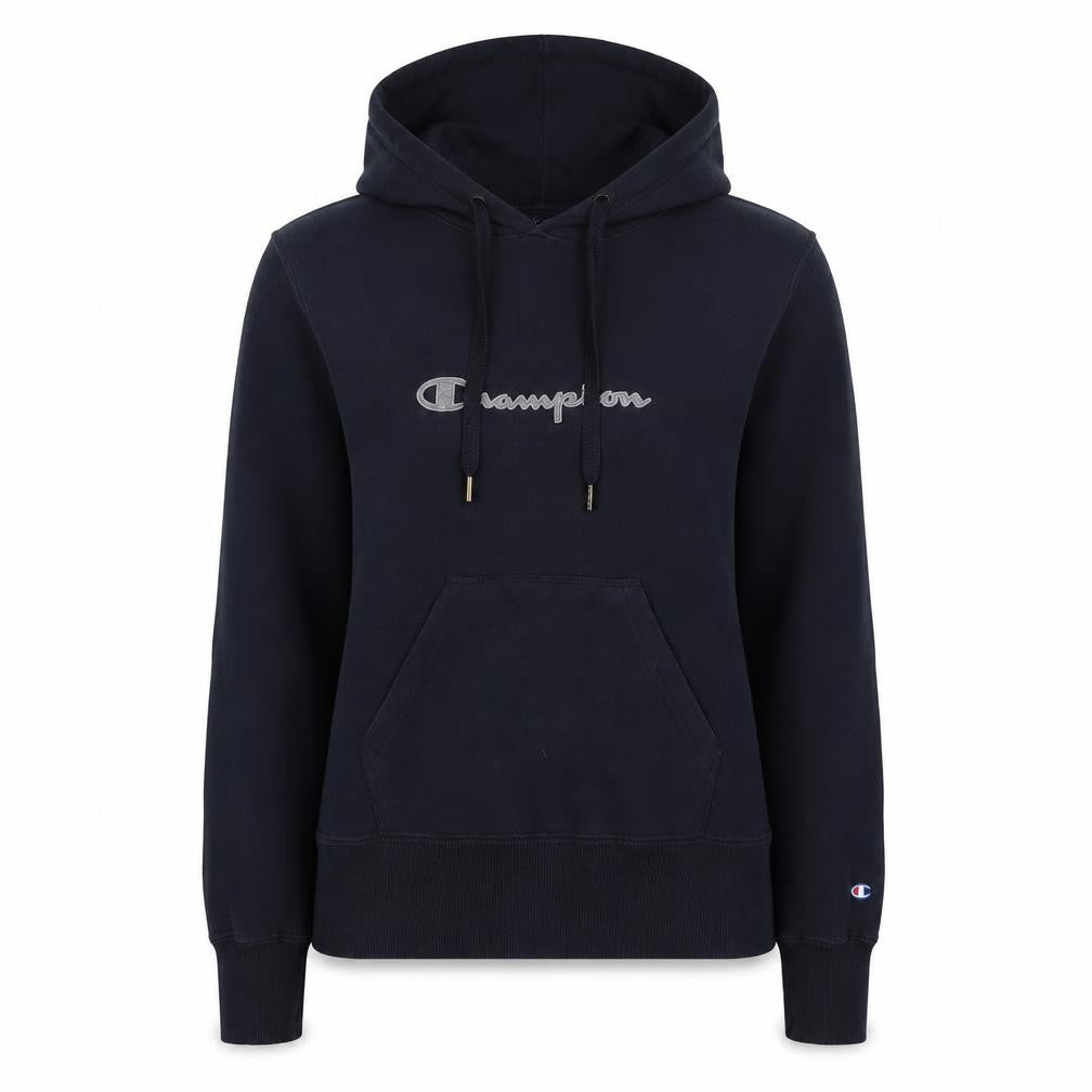 Champion Women's Black Pullover Hoodie Size S Cotton Blend