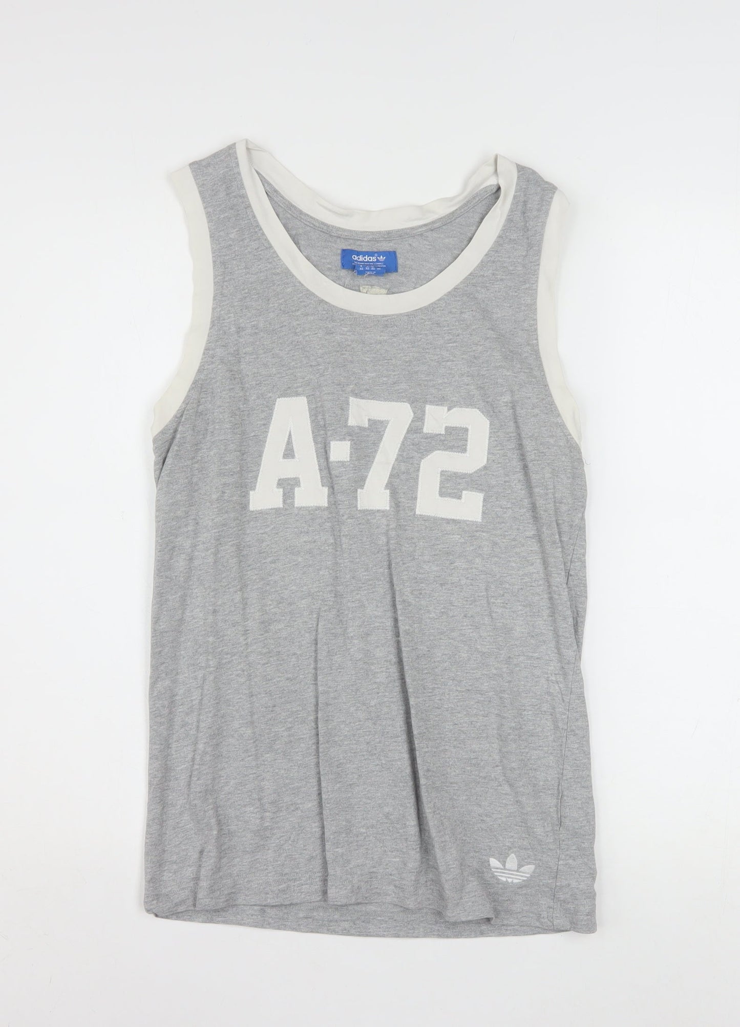 Adidas Men’s Grey XS Sleeveless Sports Tank Top