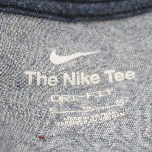 Nike Men's Blue Dri-Fit Crew Neck Short Sleeve T-Shirt XL